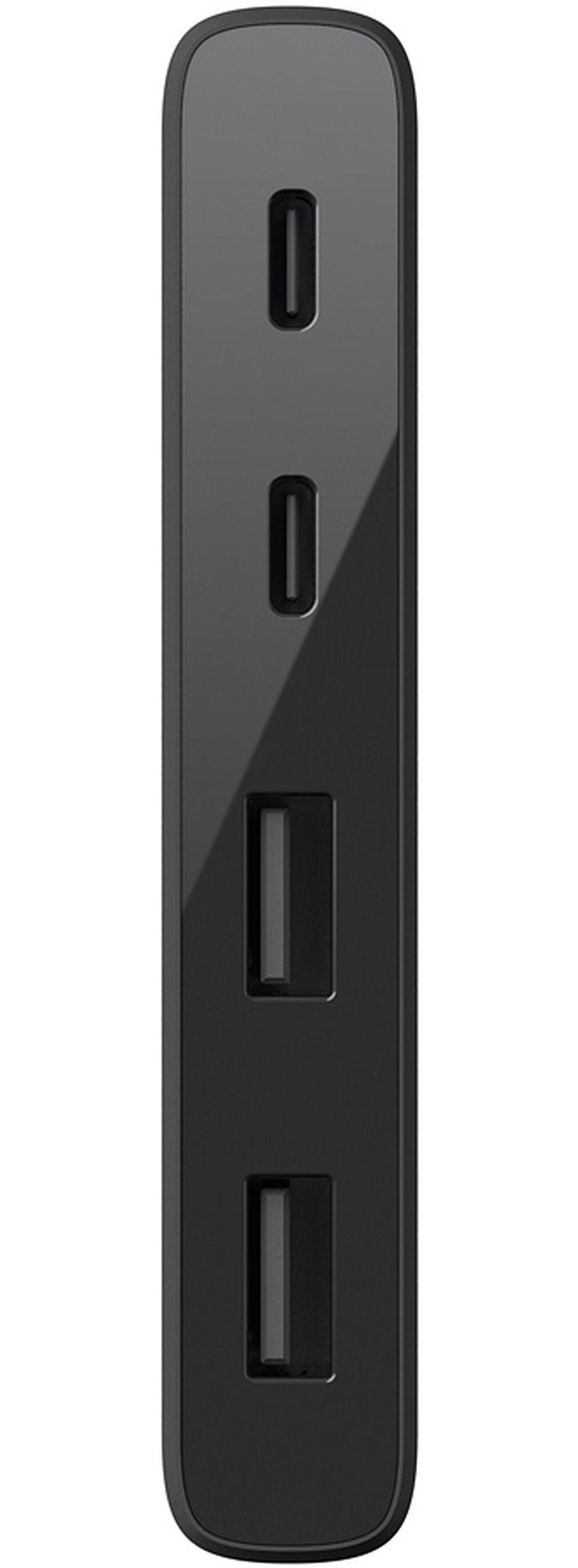 Hub USB-C Belkin Mini, 2 x USB-A 3.1 - 2 x USB-C, Μαύρο F4U090btBLK