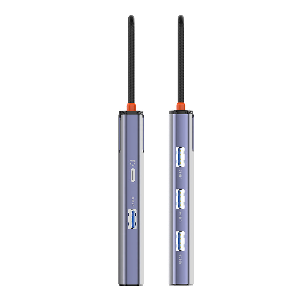 Hub USB-C ColorWay CW-HUB03, 6in1, Ασημί