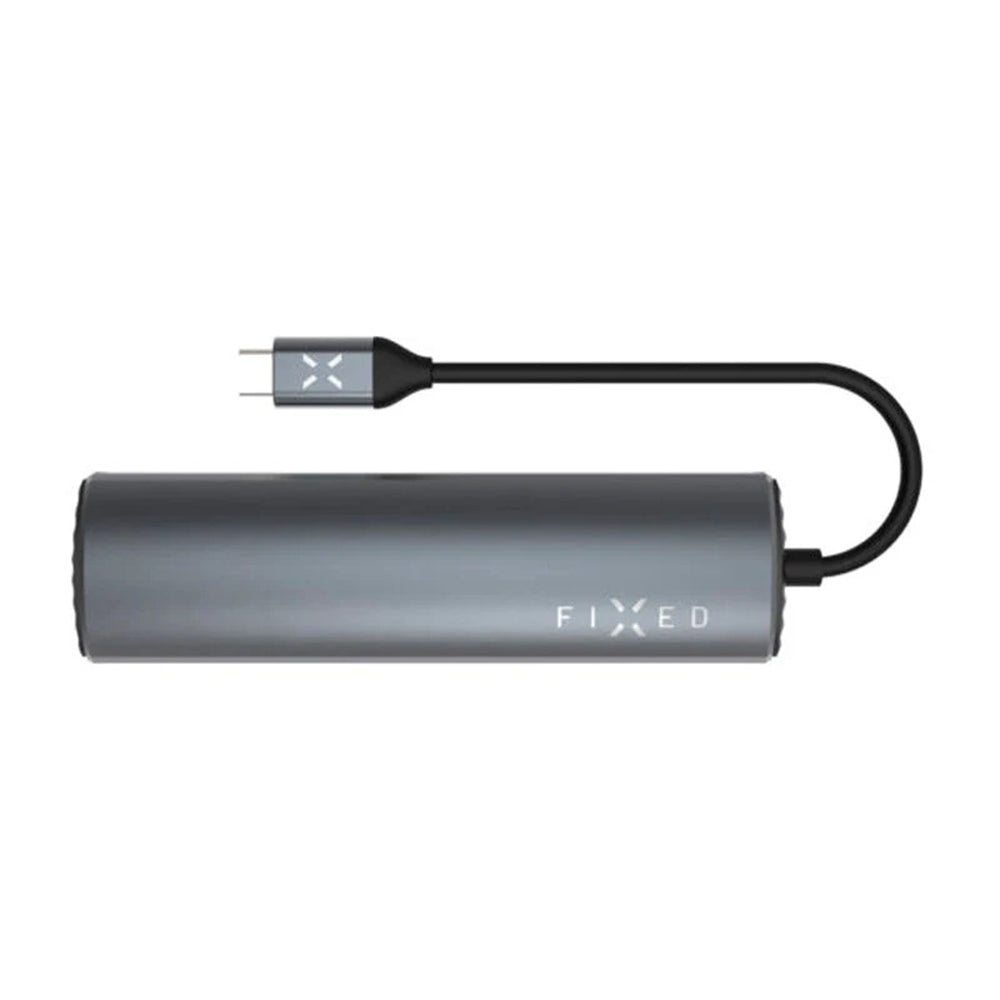 Hub USB-C Fixed Pro, 6in1, Γκρι