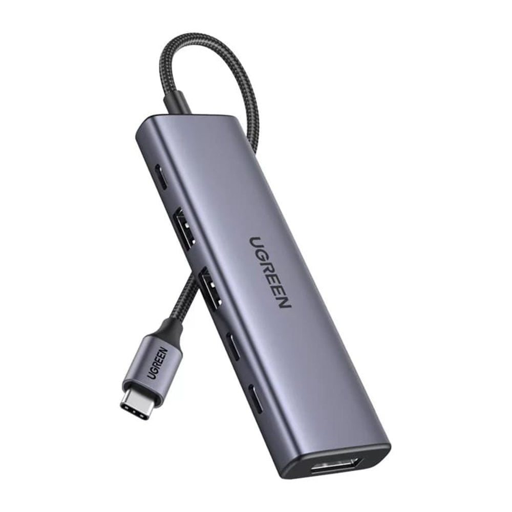 Hub USB-C UGREEN CM511 (75586), 6 σε 1, Γκρι