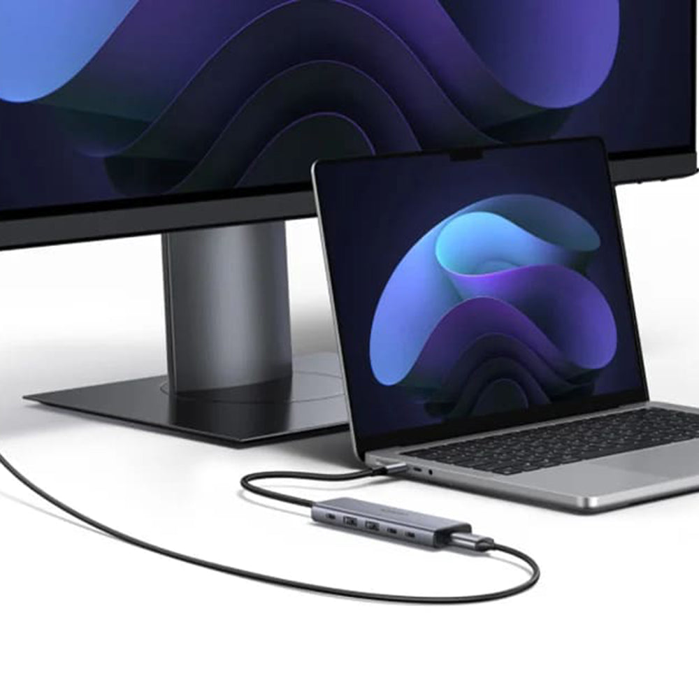 Hub USB-C UGREEN CM511 (75586), 6 σε 1, Γκρι