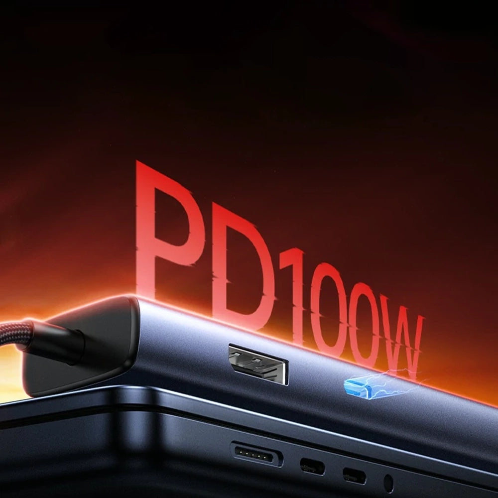 Hub USB-C UGREEN CM512 (75643), 6σε1, Γκρι