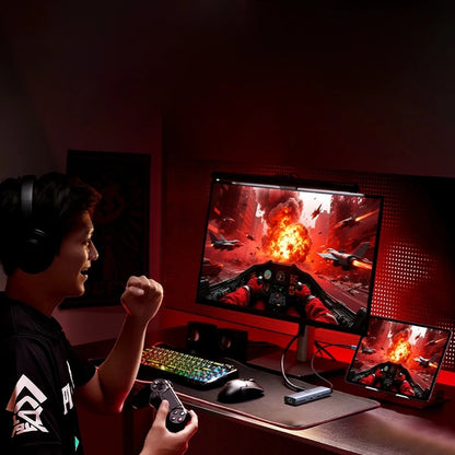 Hub USB-C UGREEN CM512 (75643), 6σε1, Γκρι