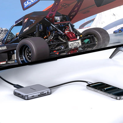 Hub USB-C UGREEN CM896 (65759), 7in1, Γκρι