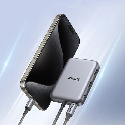 Hub USB-C UGREEN CM896 (65759), 7in1, Γκρι