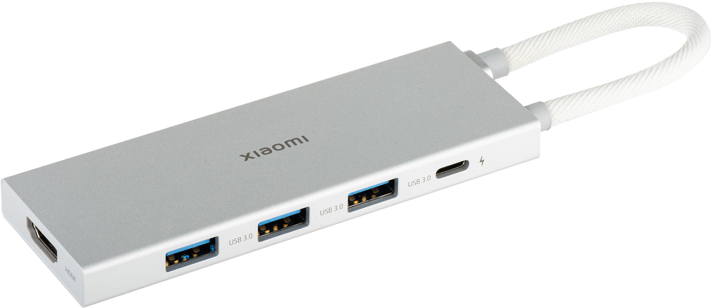 Hub USB-C Xiaomi, 3 x USB-A 3.0 - 1 x USB-C - 1 x HDMI, Λευκό BHR8804GL