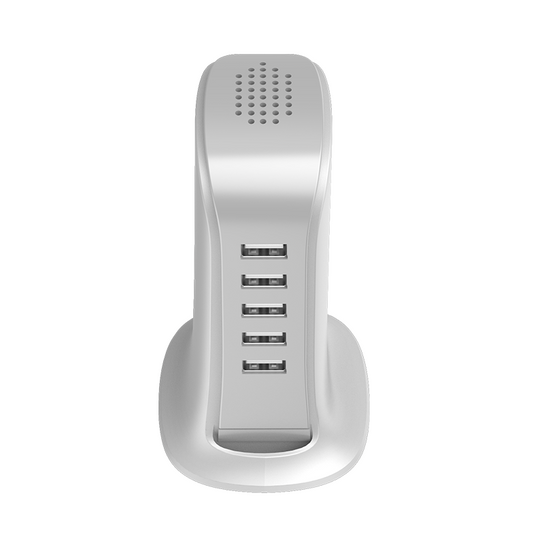Φορτιστής Σταθμού Dudao A5EU, 25W, 5A, 5 x USB-A, Λευκό