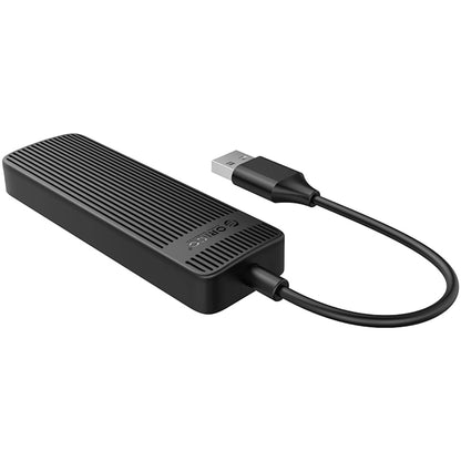 Hub USB Orico FL02, 4 x USB-A, Μαύρο