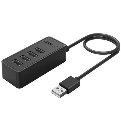 Hub USB Orico W5P-U2-100, 4 x USB-A, 1m, Μαύρο
