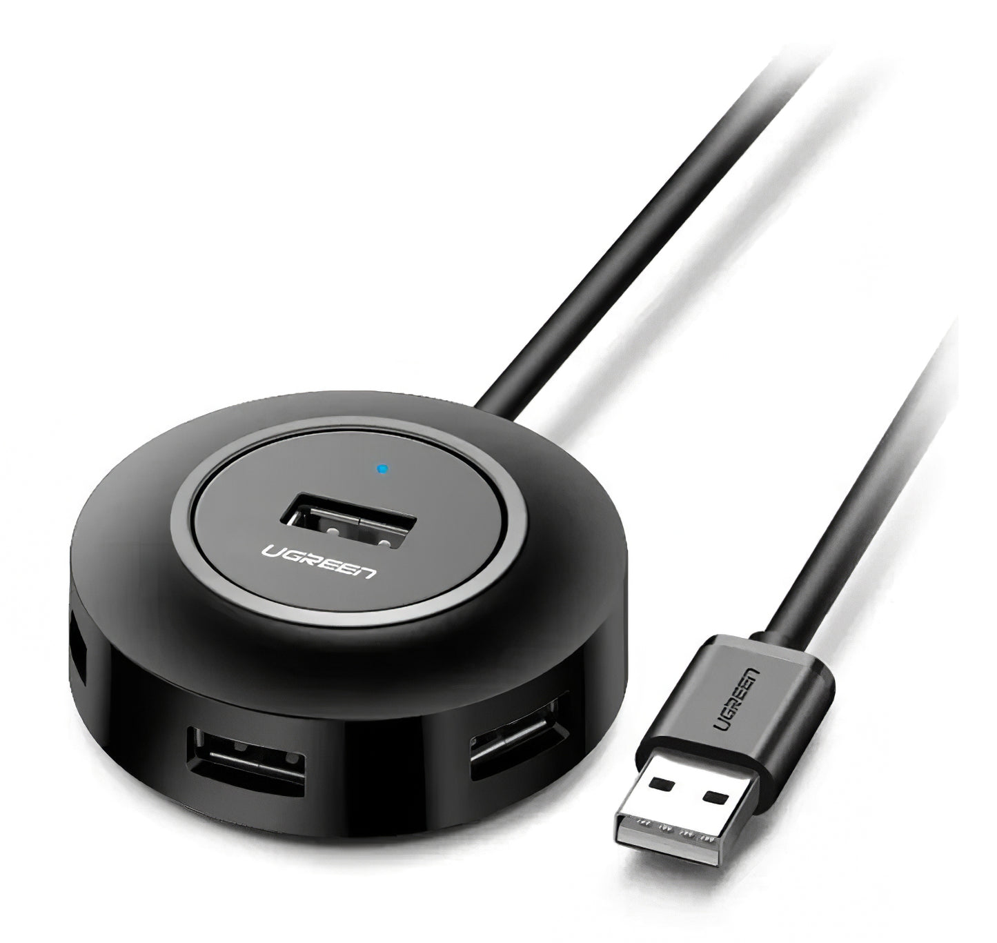 USB Hub UGREEN CR106, 4 x USB-A, 1m, Μαύρο