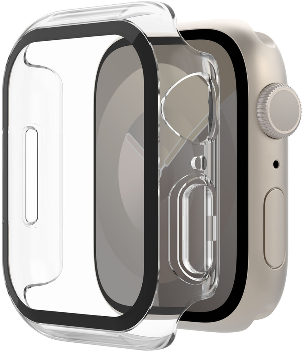 Θήκη Belkin ScreenForce TemperedCurve για Apple Watch 40mm / 41mm Series, Διαφανής OVG003zzCL