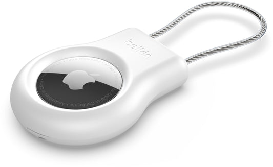 Θήκη Belkin Wire Cable για Apple AirTag, Λευκή MSC009btWH