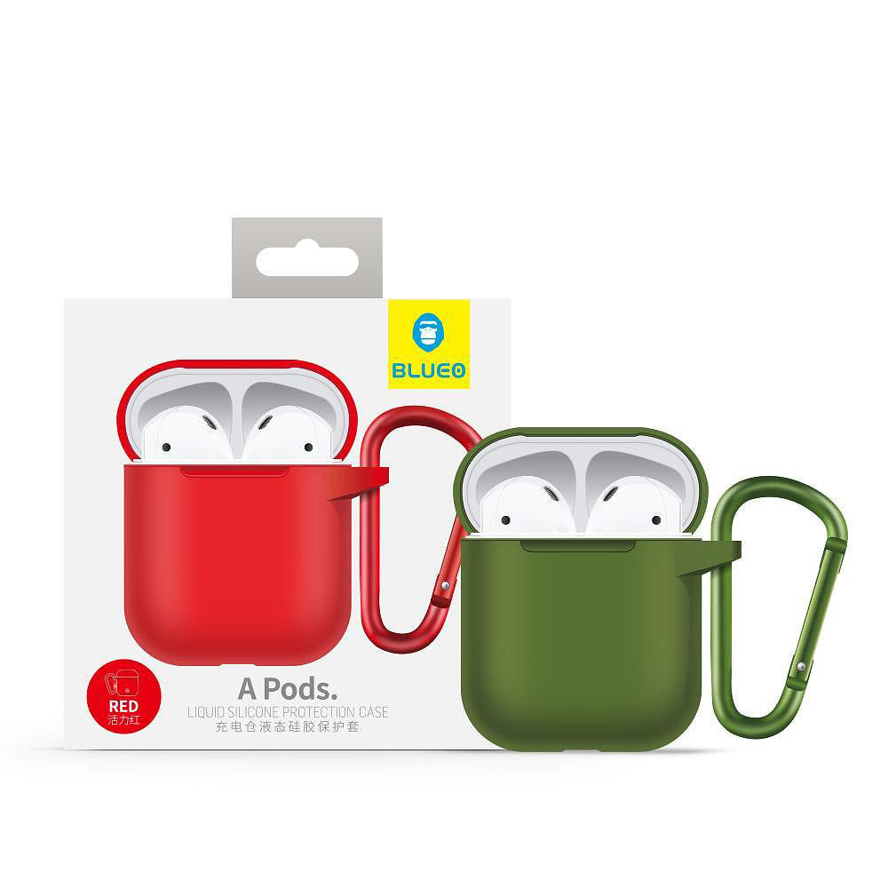 Θήκη Blueo Liquid για Apple AirPods Gen 1, Μπλε σκούρο