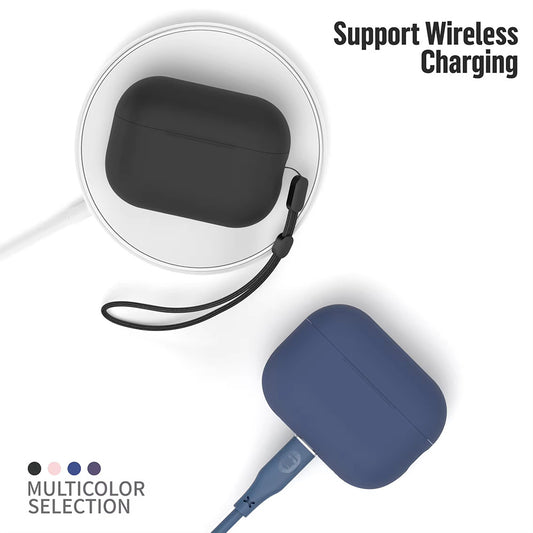Θήκη Blueo Liquid για Apple AirPods Pro 2, Μπλε σκούρο