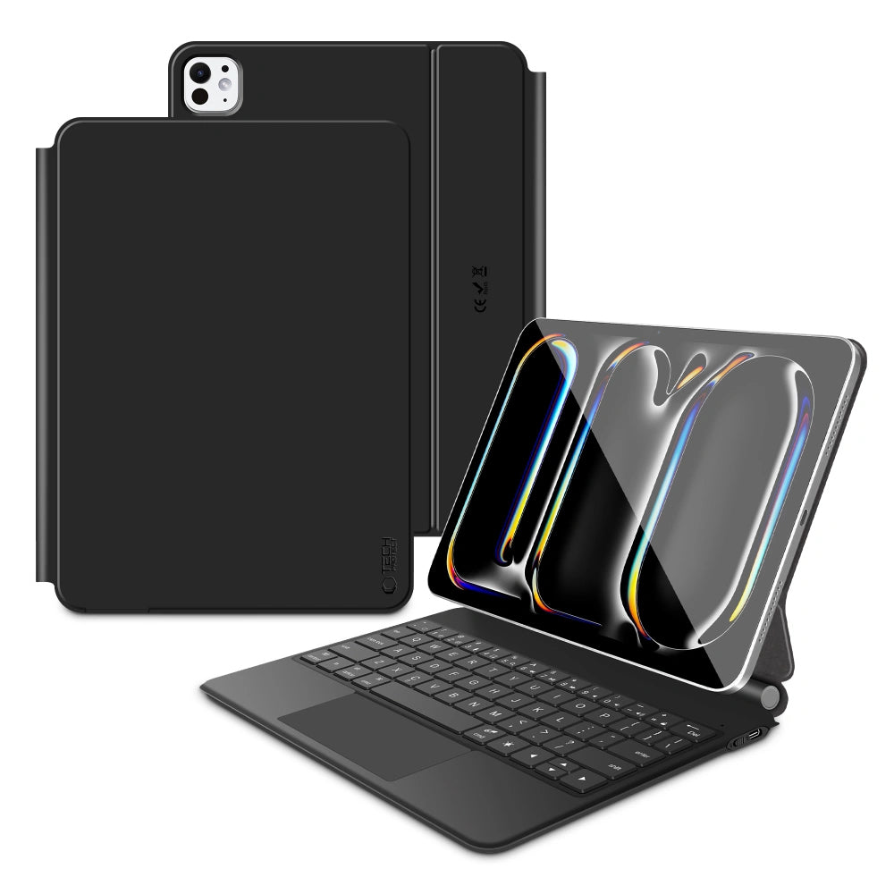 Θήκη με Πληκτρολόγιο για Apple iPad Pro 13 (2025) / (2024), Tech-Protect, SmartCase Magnetic, Μαύρη