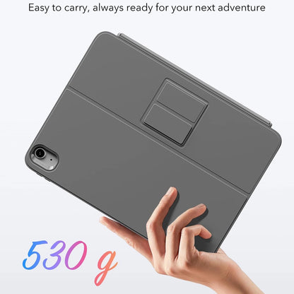 Θήκη με Πληκτρολόγιο για Apple iPad Air 11 (2026) / iPad Air 11 (2025) / Air 11 (2024) / Air (2022) / Air (2020), ESR, Flex, Γκρι