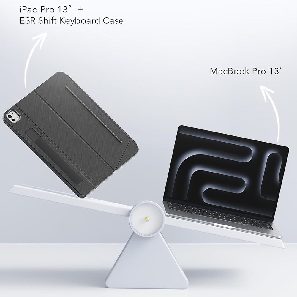 Θήκη με Πληκτρολόγιο για Apple iPad Air 13 (2025) / Air 13 (2024), ESR, Shift, Γκρι