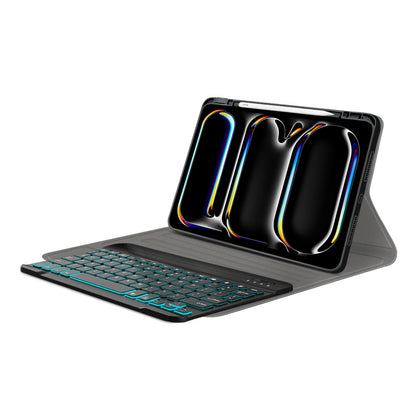 Θήκη με Πληκτρολόγιο για Apple iPad Pro 11 (2024), Techsuit, CozyTab, Μαύρο