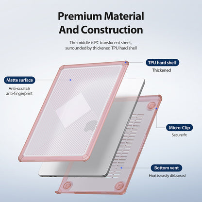 DUX DUCIS LCGH Case for Apple MacBook Pro 14inch (2023) / (2021), Pink