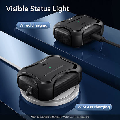 Θήκη ESR Cyber Armor Tough για Apple AirPods Pro Series, Μαύρη