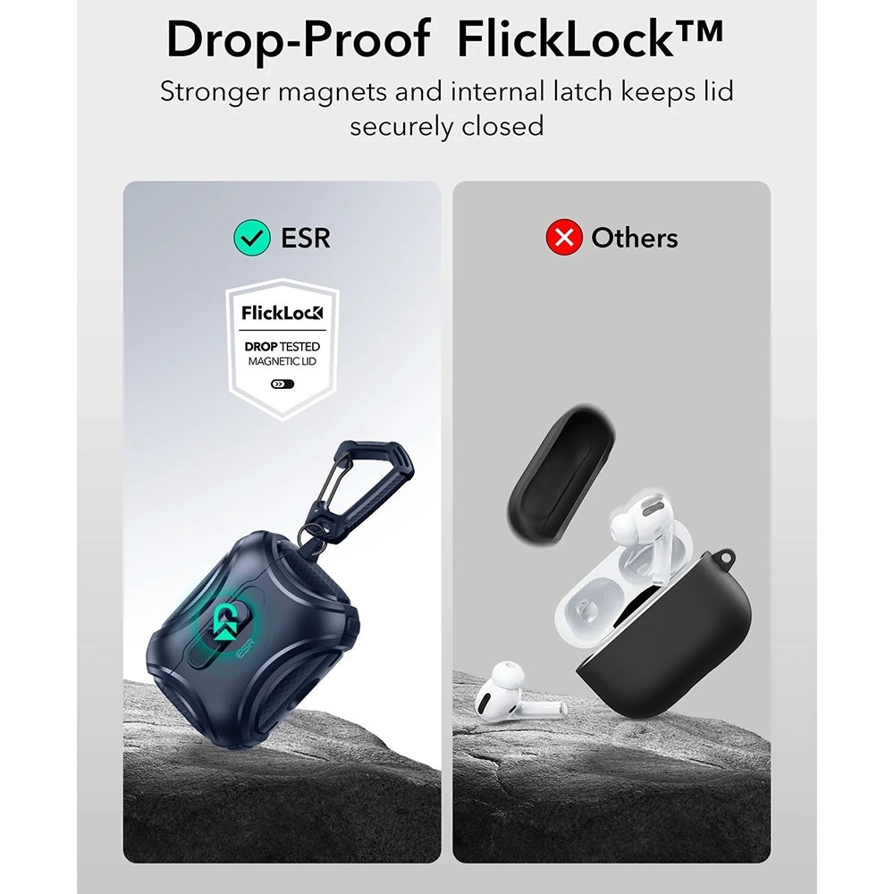 Θήκη ESR Cyber FlickLock για Apple AirPods Pro 3, Μπλε