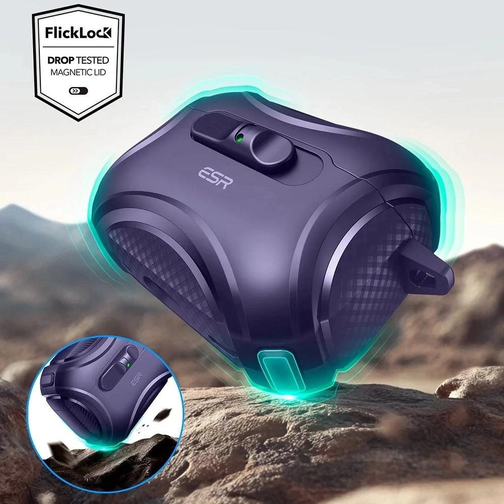 Θήκη ESR Cyber FlickLock για Apple AirPods Pro 3, Μωβ
