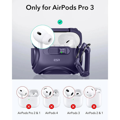 Θήκη ESR Cyber FlickLock για Apple AirPods Pro 3, Μωβ