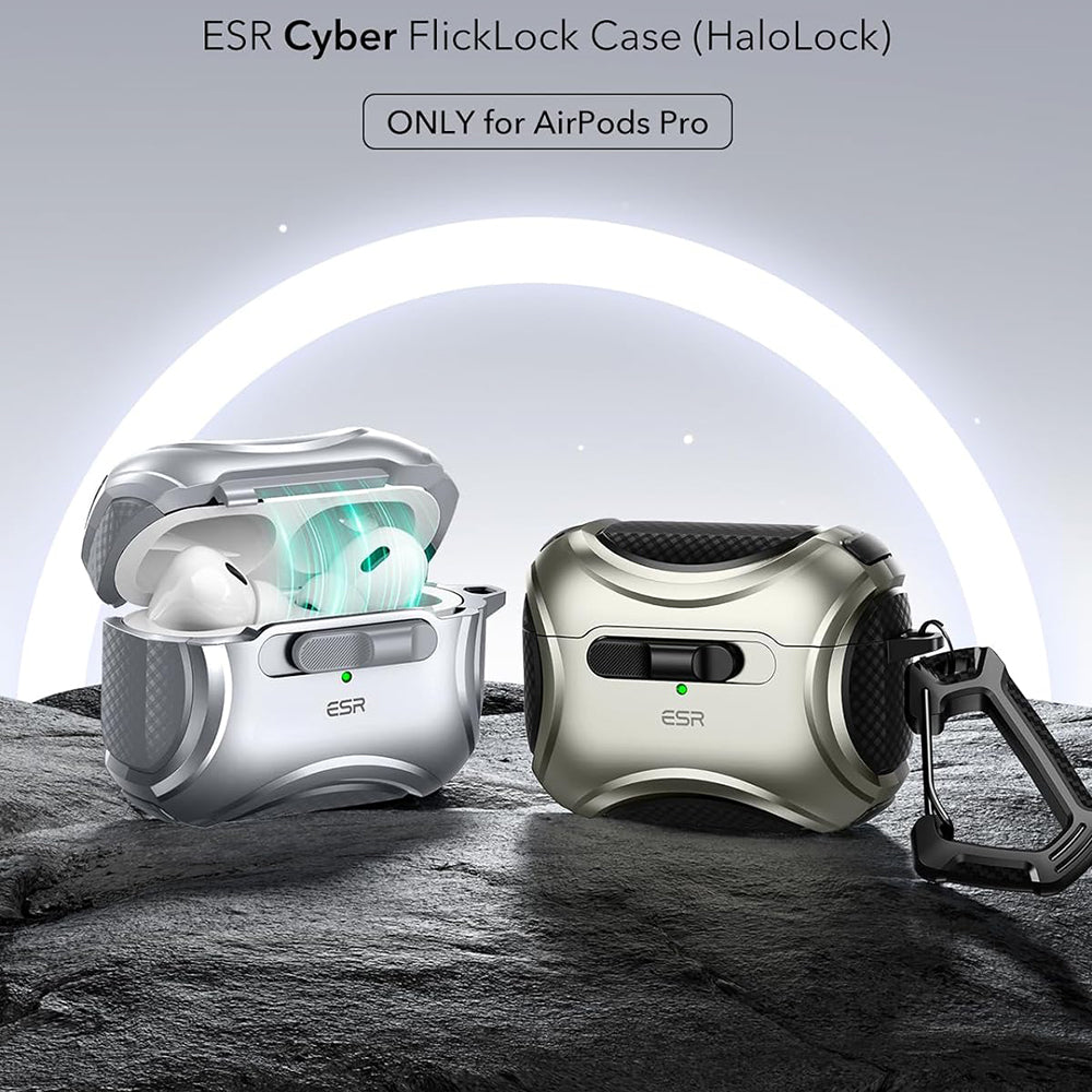 Θήκη ESR Cyber για Apple AirPods Pro Series, Γκρι