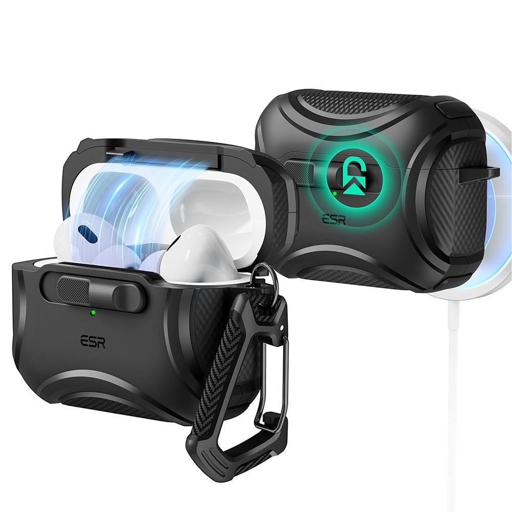 Θήκη ESR Cyber για Apple AirPods Pro Series, Μαύρη