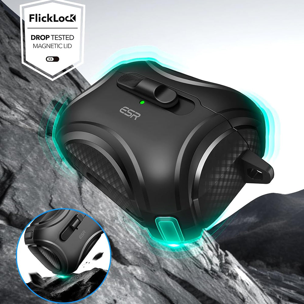 Θήκη ESR Cyber για Apple AirPods Pro Series, Μαύρη