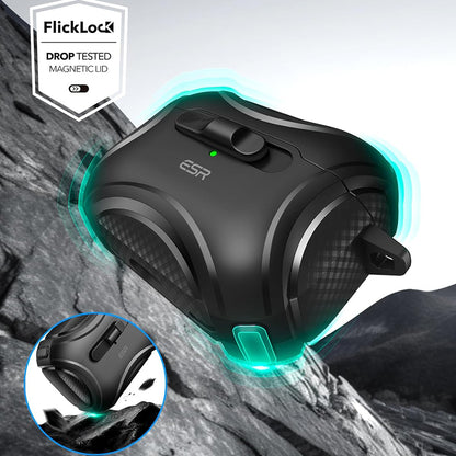 Θήκη ESR Cyber για Apple AirPods Pro Series, Μαύρη