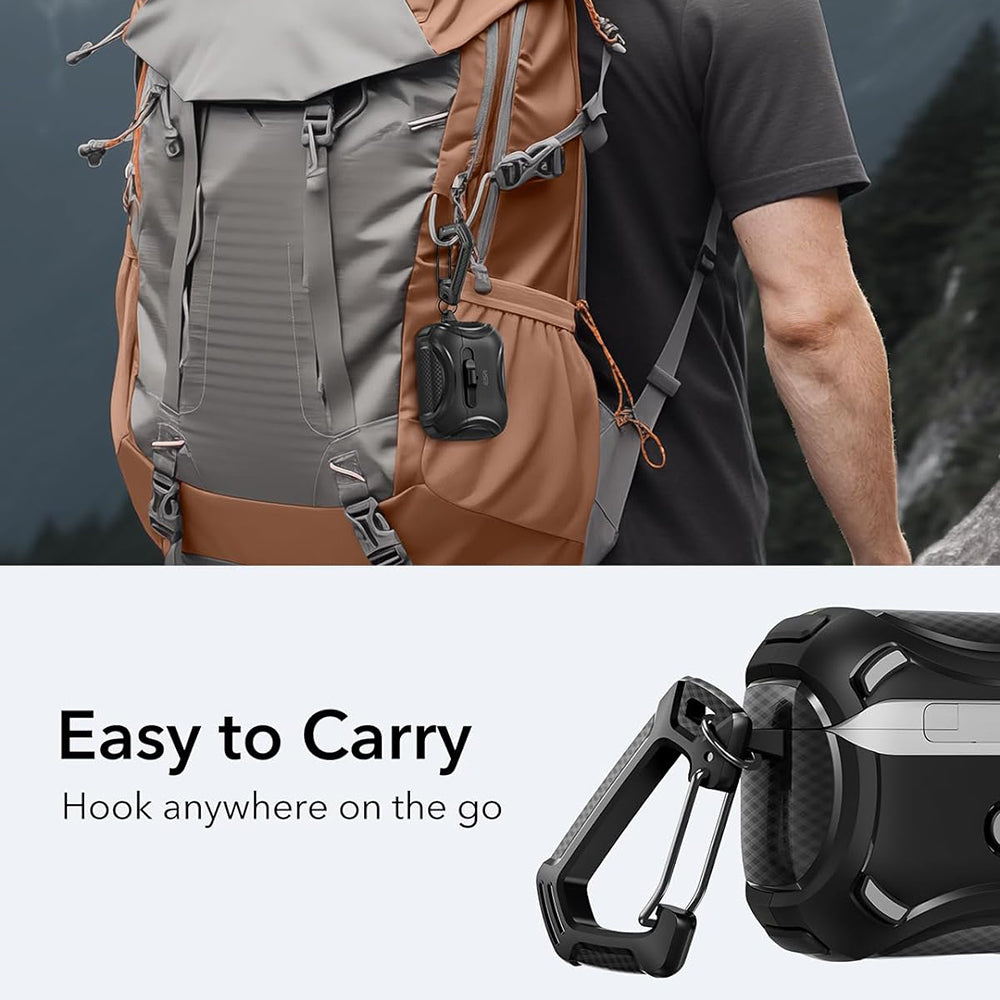Θήκη ESR Cyber για Apple AirPods Pro Series, Μαύρη