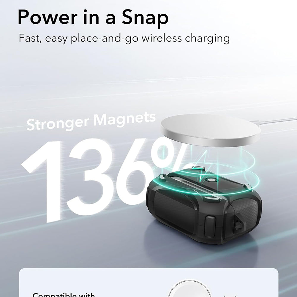 Θήκη ESR Cyber για Apple AirPods Pro Series, Μαύρη