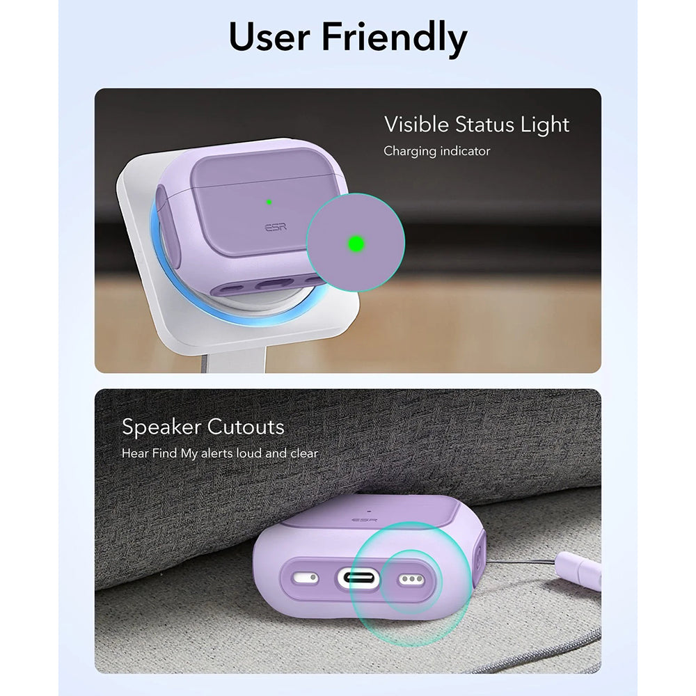 Θήκη ESR Orbit Hybrid για Apple AirPods Pro 3, Μωβ