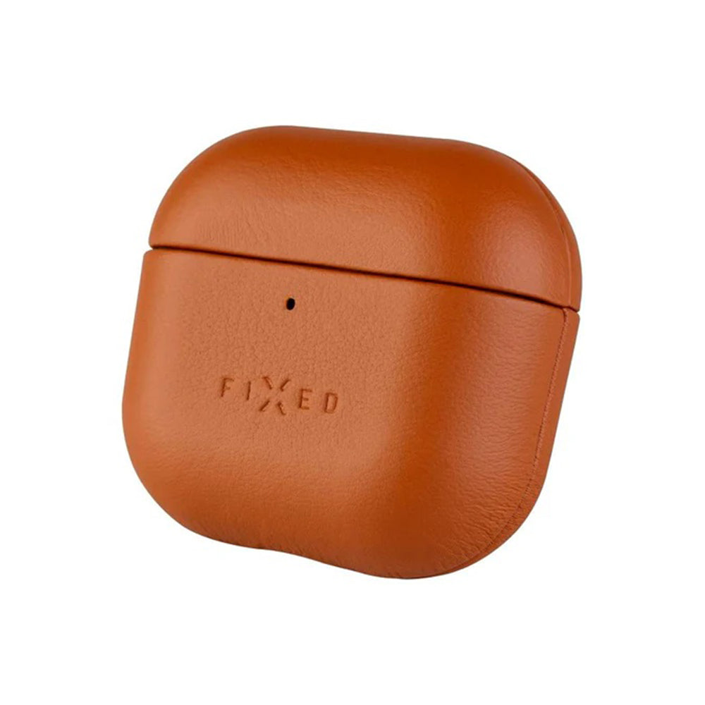 Θήκη Fixed PodsLeather για Apple AirPods 4, Καφέ