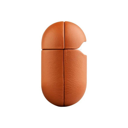 Θήκη Fixed PodsLeather για Apple AirPods 4, Καφέ