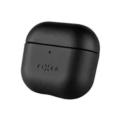 Θήκη Fixed PodsLeather για Apple AirPods 4, Μαύρη