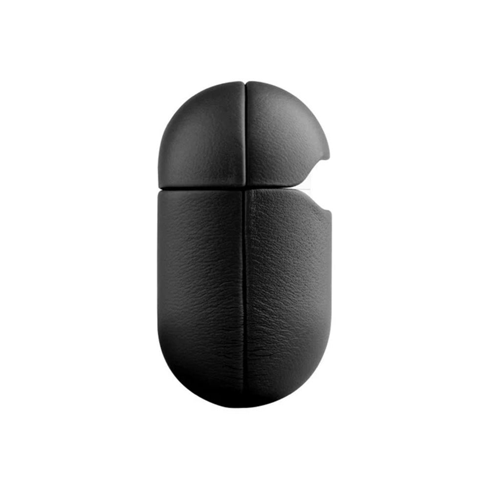 Θήκη Fixed PodsLeather για Apple AirPods 4, Μαύρη