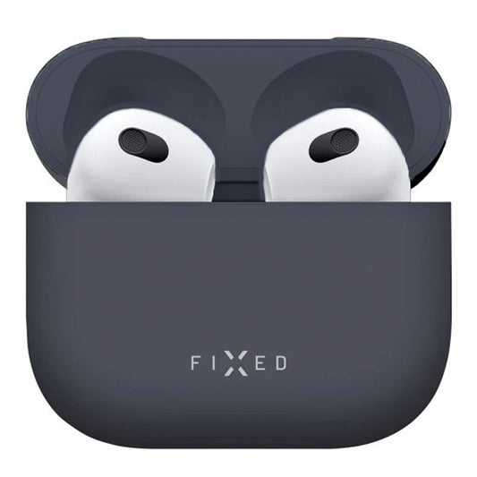 Θήκη Fixed Silky για Apple AirPods 4, Μπλε