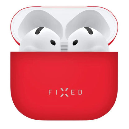 Θήκη Fixed Silky για Apple AirPods 4, Κόκκινη