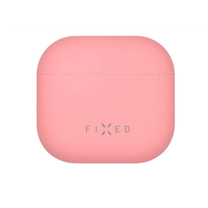 Θήκη Fixed Silky για Apple AirPods 4, Ροζ