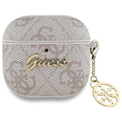 Θήκη Guess 4G Charm για Apple AirPods 4, Ροζ