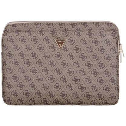 Θήκη Guess 4G Triangle Logo για Laptop 14inch, Καφέ