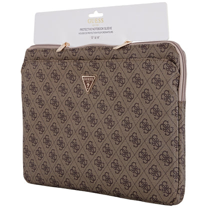 Θήκη Guess 4G Triangle Logo για Laptop 14inch, Καφέ