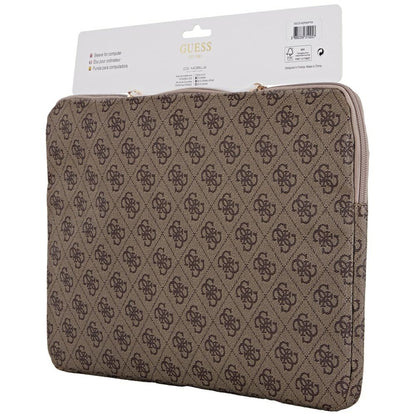 Θήκη Guess 4G Triangle Logo για Laptop 14inch, Καφέ