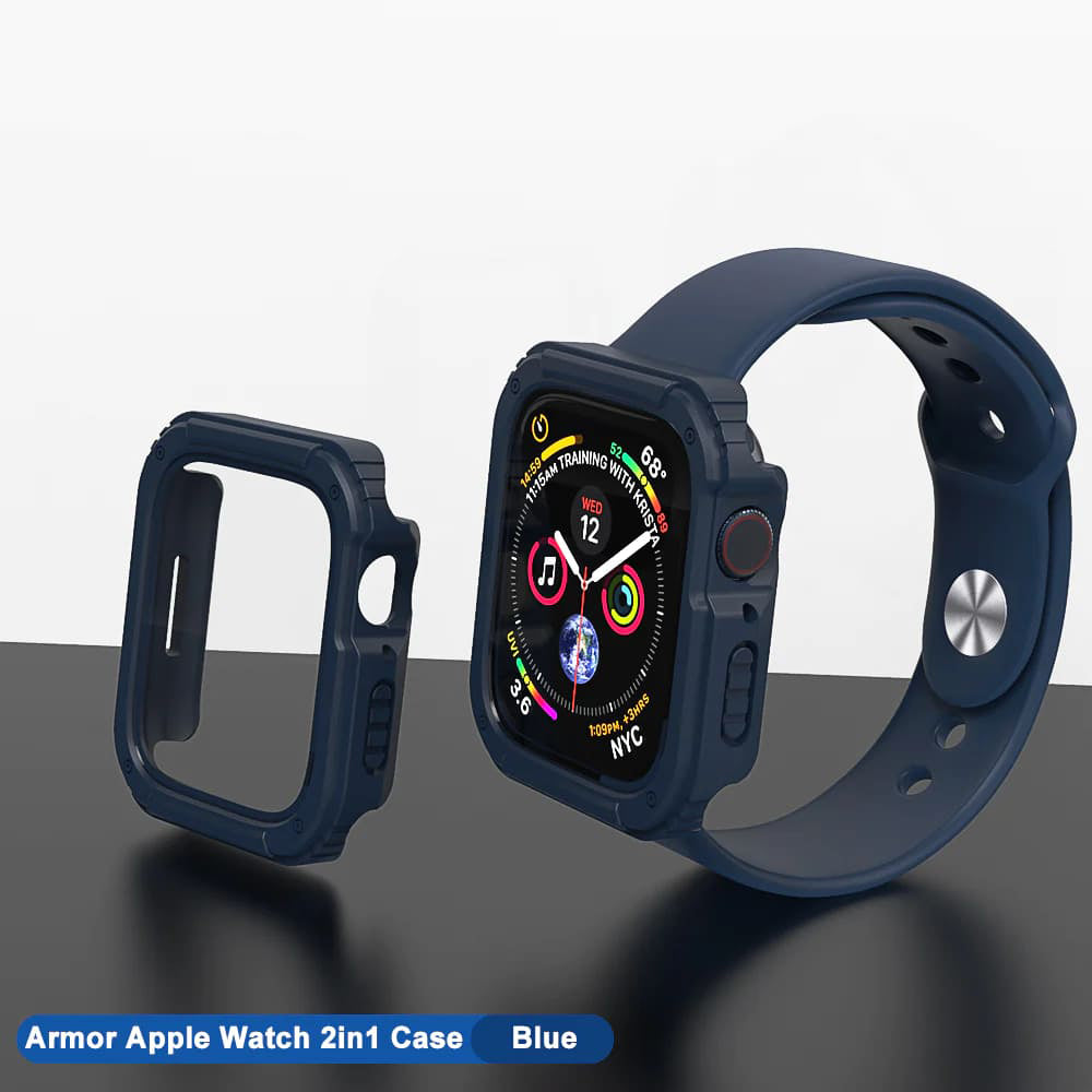 Θήκη Lito Armor 360 για Apple Watch 38mm Series, Μπλε