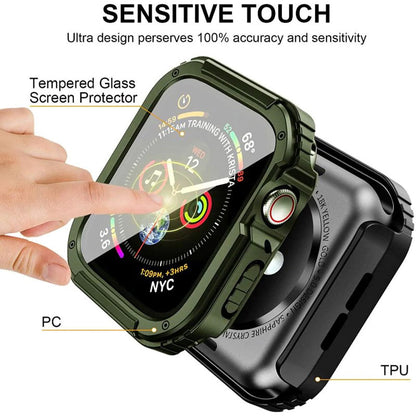 Θήκη Lito Armor 360 για Apple Watch 38mm Series, Πράσινο