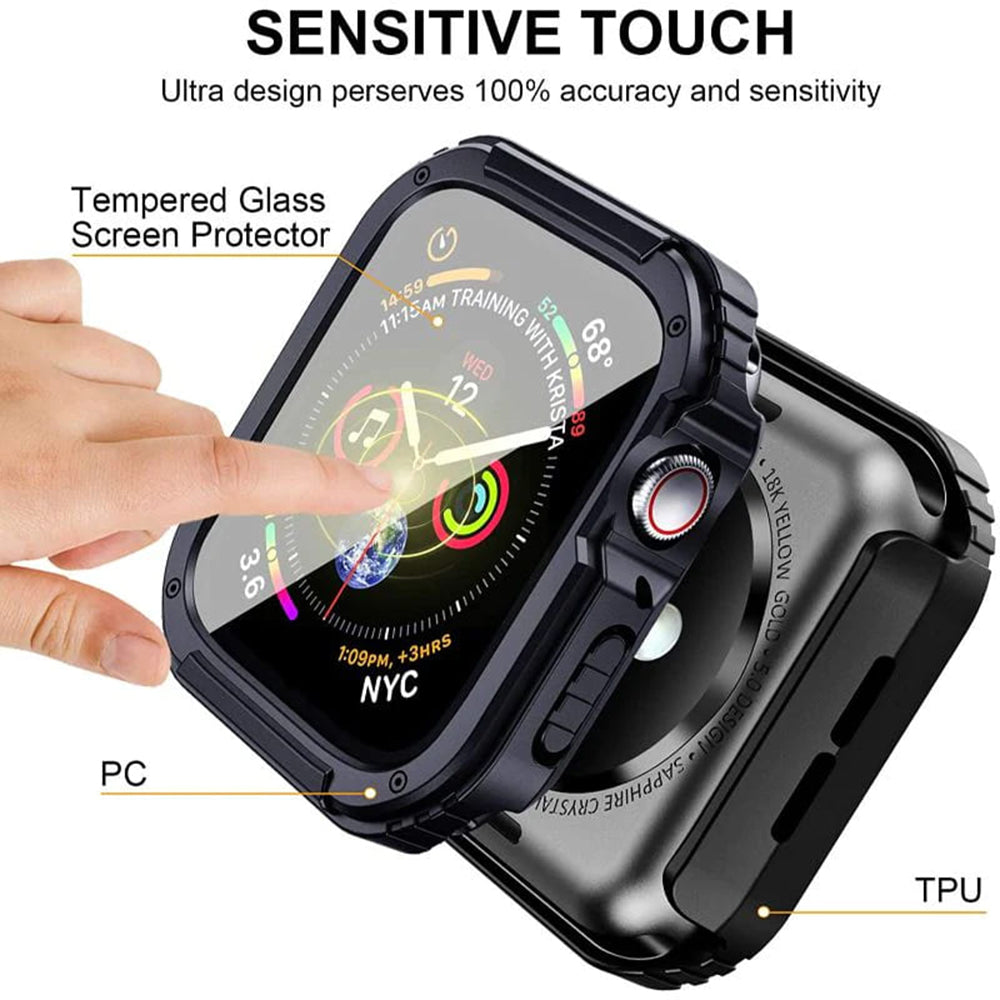 Θήκη Lito Armor 360 για Apple Watch 42mm Series, Μπλε