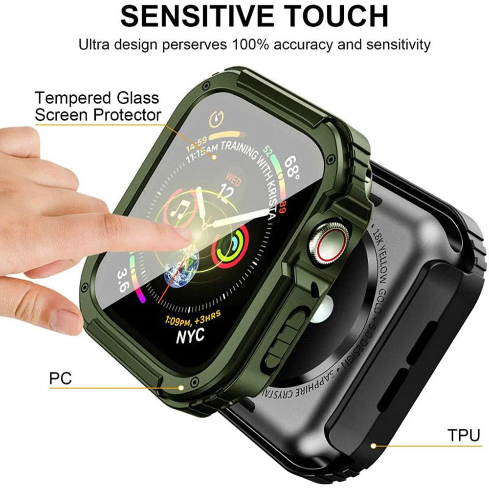 Θήκη Lito Armor 360 για Apple Watch 42mm Series, Πράσινο
