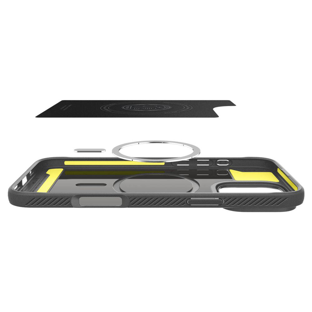 MagSafe Case for Apple iPhone 16 Pro Max, Spigen, Rugged Armor, Gray ACS07987 